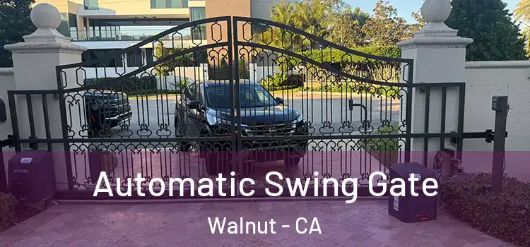 Automatic Swing Gate Walnut - CA