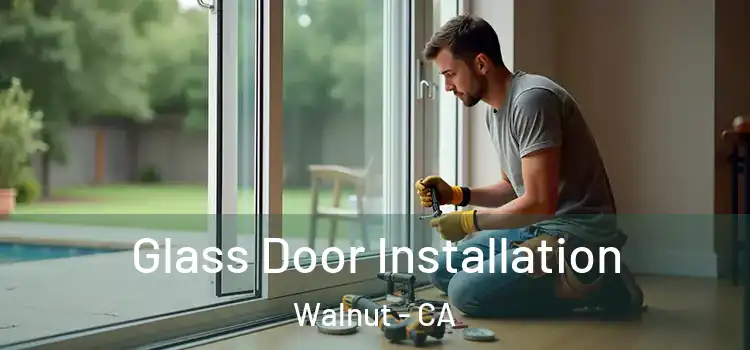 Glass Door Installation Walnut - CA
