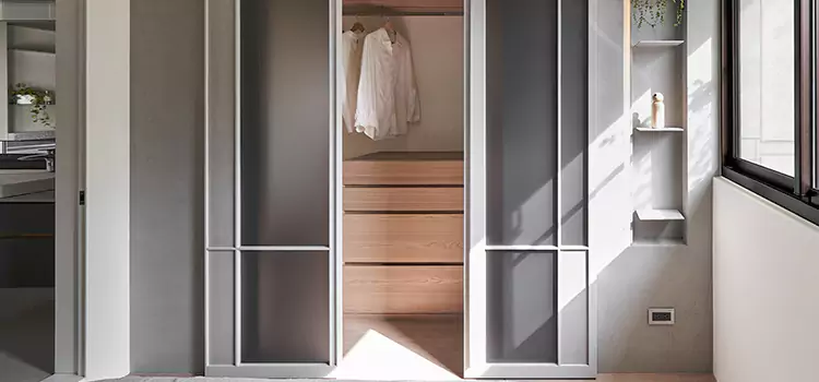 Mirror Sliding Door Replacement Walnut