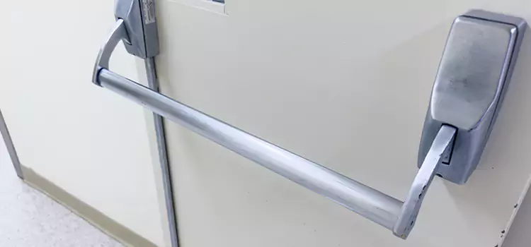 Panic Door Hardware Installation Walnut