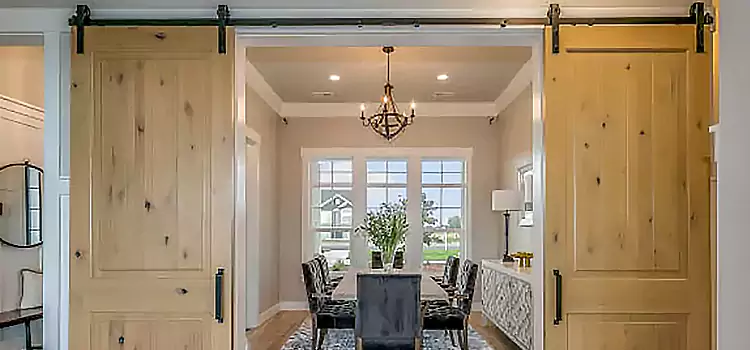 Barn Door Assembly Walnut
