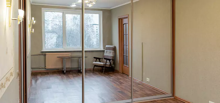 Mirror Closet Door Roller Replacement Walnut