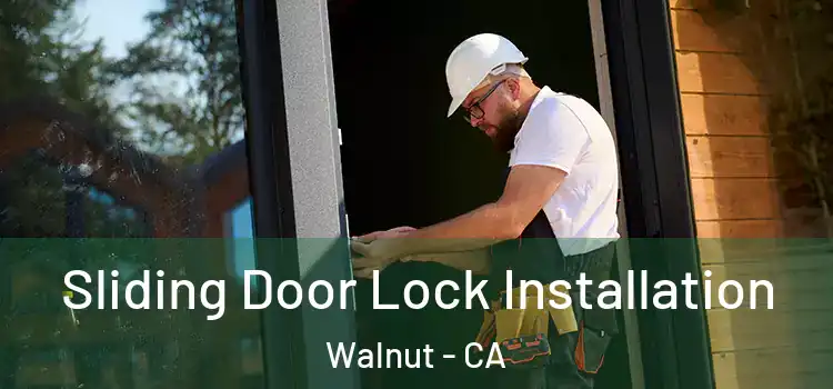 Sliding Door Lock Installation Walnut - CA