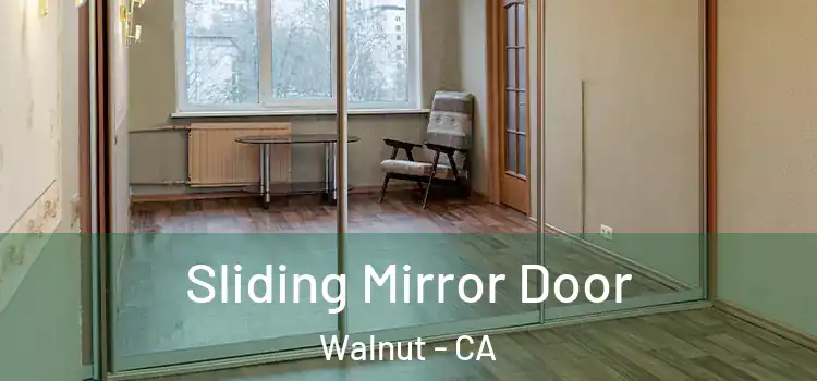  Sliding Mirror Door Walnut - CA