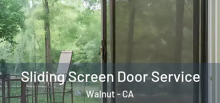 Sliding Screen Door Service Walnut - CA