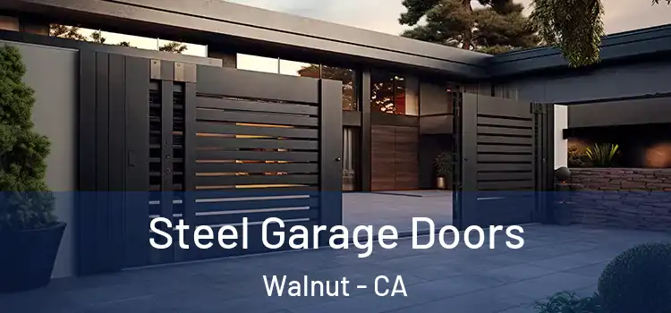 Steel Garage Doors Walnut - CA