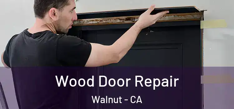 Wood Door Repair Walnut - CA